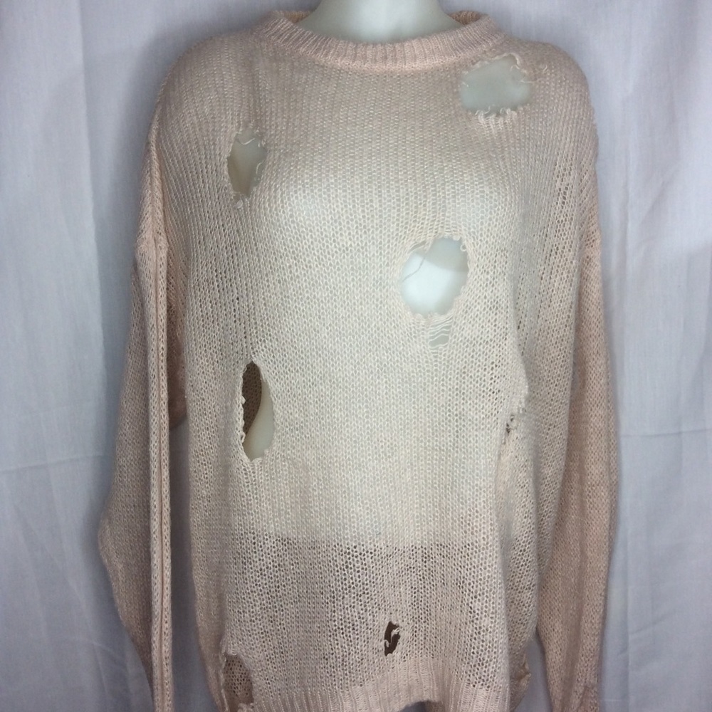 Tobi Hole Knitted Sweater  Sz M - Picture 4 of 7